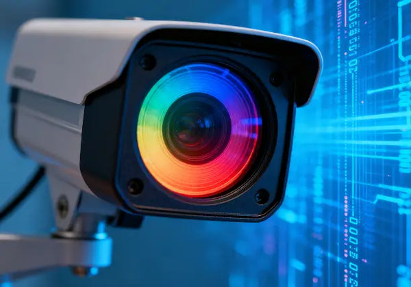 热成像CCTV摄像头全景 Thermal Imaging CCTV Camera Panorama