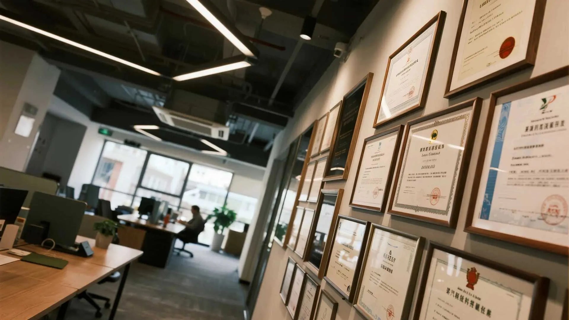 CETHERMAL 办公室荣誉墙