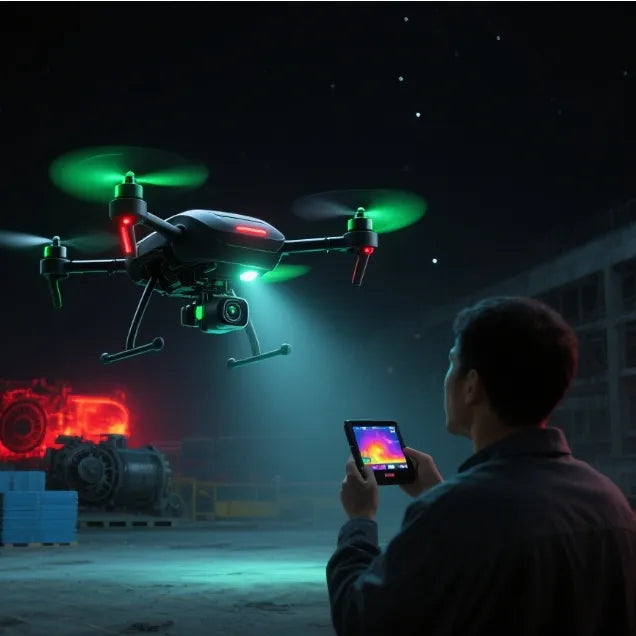 Thermal imaging drone industrial inspection application scenarios